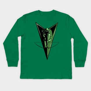 Emerald Archer Kids Long Sleeve T-Shirt